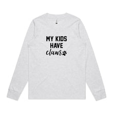 Load image into Gallery viewer, My Kids Have Claws Long Sleeve T-Shirt