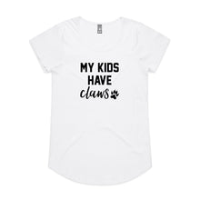 Load image into Gallery viewer, My Kids Have Claws Ladies T-Shirt