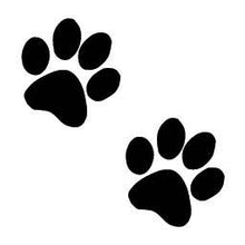 Load image into Gallery viewer, Paw Prints x2 Bumper Sticker