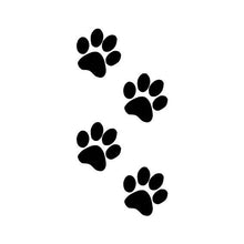 Load image into Gallery viewer, Paw Prints x4 Bumper Sticker