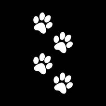 Load image into Gallery viewer, Paw Prints x4 Bumper Sticker