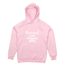 Load image into Gallery viewer, Rescued IS MY FAVOURITE BREED Hoodie