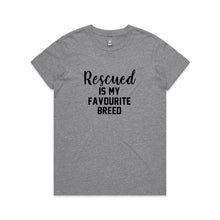 Load image into Gallery viewer, Rescued IS MY FAVOURITE BREED Classic T-Shirt