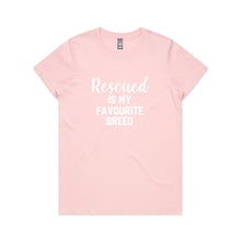 Load image into Gallery viewer, Rescued IS MY FAVOURITE BREED Classic T-Shirt