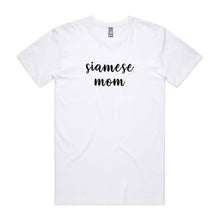Load image into Gallery viewer, Breed Specific Cat Mom (thick cursive) Unisex T-Shirt