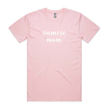 Load image into Gallery viewer, Breed Specific Cat Mom (thick cursive) Unisex T-Shirt