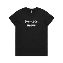 Load image into Gallery viewer, Breed Specific Cat Mom (thick cursive) Classic T-Shirt