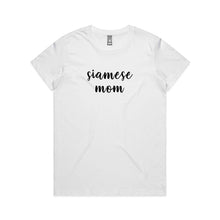 Load image into Gallery viewer, Breed Specific Cat Mom (thick cursive) Classic T-Shirt