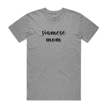 Load image into Gallery viewer, Breed Specific Cat Mom (thick cursive) Unisex T-Shirt