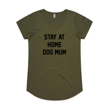Load image into Gallery viewer, STAY AT HOME DOG MUM Ladies T-Shirt