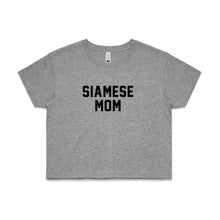 Load image into Gallery viewer, Breed Specific Cat Mom Crop T-Shirt