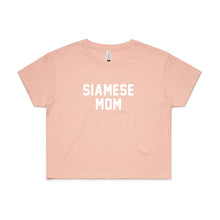 Load image into Gallery viewer, Breed Specific Cat Mom Crop T-Shirt