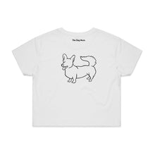 Load image into Gallery viewer, Corgi Mum Breed Illustration Crop T-Shirt