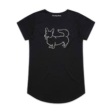 Load image into Gallery viewer, Corgi Mum Breed Illustration Ladies T-Shirt