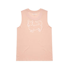 Load image into Gallery viewer, Corgi Mum Breed Illustration Ladies Tank