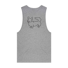 Load image into Gallery viewer, CORGI DAD BREED ILLUSTRATION Tank