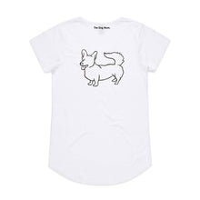 Load image into Gallery viewer, Corgi Mum Breed Illustration Ladies T-Shirt