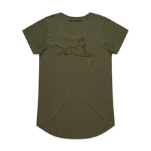 Load image into Gallery viewer, German Shepherd Mum Breed Illustration Ladies T-Shirt