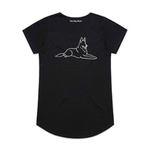 Load image into Gallery viewer, German Shepherd Mum Breed Illustration Ladies T-Shirt
