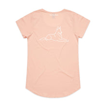 Load image into Gallery viewer, German Shepherd Mum Breed Illustration Ladies T-Shirt