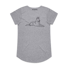 Load image into Gallery viewer, German Shepherd Mum Breed Illustration Ladies T-Shirt