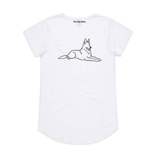Load image into Gallery viewer, German Shepherd Mum Breed Illustration Ladies T-Shirt