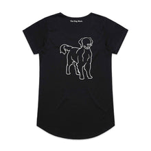 Load image into Gallery viewer, Golden Retriever Mum Breed Illustration Ladies T-Shirt
