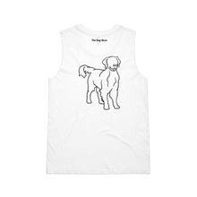 Load image into Gallery viewer, Golden Retriever Mum Breed Illustration Ladies Tank