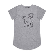 Load image into Gallery viewer, Golden Retriever Mum Breed Illustration Ladies T-Shirt