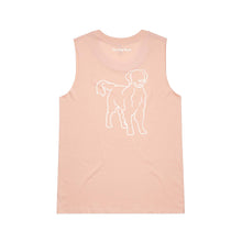 Load image into Gallery viewer, Golden Retriever Mum Breed Illustration Ladies Tank