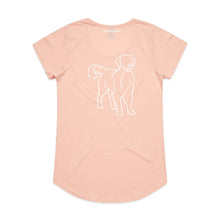 Load image into Gallery viewer, Golden Retriever Mum Breed Illustration Ladies T-Shirt