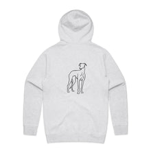 Load image into Gallery viewer, Dog Dad Greyhound Hoodie