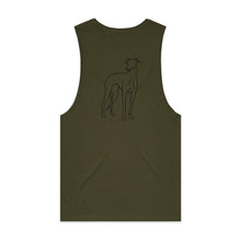 Load image into Gallery viewer, GREYHOUND DAD BREED ILLUSTRATION Tank