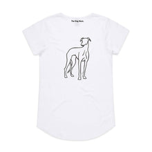 Load image into Gallery viewer, Greyhound Mum Breed Illustration Ladies T-Shirt