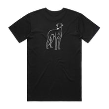 Load image into Gallery viewer, GREYHOUND DAD BREED ILLUSTRATION T-Shirt