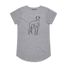 Load image into Gallery viewer, Greyhound Mum Breed Illustration Ladies T-Shirt