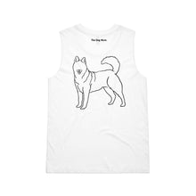 Load image into Gallery viewer, Husky Mum Breed Illustration Ladies Tank