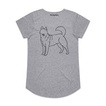 Load image into Gallery viewer, Husky Mum Breed Illustration Ladies T-Shirt