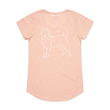 Load image into Gallery viewer, Husky Mum Breed Illustration Ladies T-Shirt