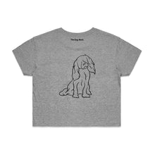 Load image into Gallery viewer, Cavalier Mum Breed Illustration Crop T-Shirt