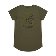 Load image into Gallery viewer, Cavalier Mum Breed Illustration Ladies T-Shirt