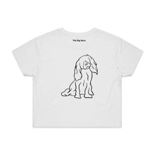 Load image into Gallery viewer, Cavalier Mum Breed Illustration Crop T-Shirt