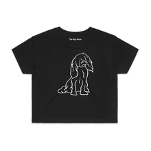 Load image into Gallery viewer, Cavalier Mum Breed Illustration Crop T-Shirt