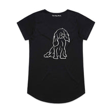 Load image into Gallery viewer, Cavalier Mum Breed Illustration Ladies T-Shirt