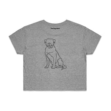 Load image into Gallery viewer, Rottweiler Mum Breed Illustration Crop T-Shirt