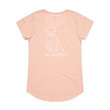 Load image into Gallery viewer, Rottweiler Mum Breed Illustration Ladies T-Shirt