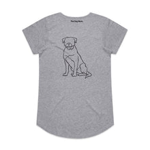 Load image into Gallery viewer, Rottweiler Mum Breed Illustration Ladies T-Shirt