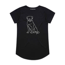 Load image into Gallery viewer, Rottweiler Mum Breed Illustration Ladies T-Shirt