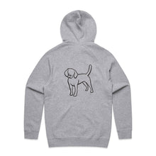 Load image into Gallery viewer, Dog Dad Beagle Hoodie
