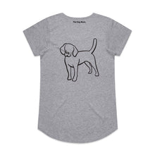 Load image into Gallery viewer, Beagle Mum Breed Illustration Ladies T-Shirt